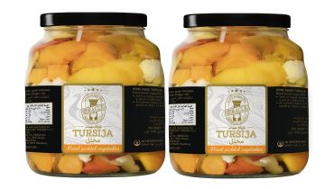 Heraclea Tursija Mixed Pickled Vegetables, 1550G (Pack Of 2), 10 Pieces Per Carton